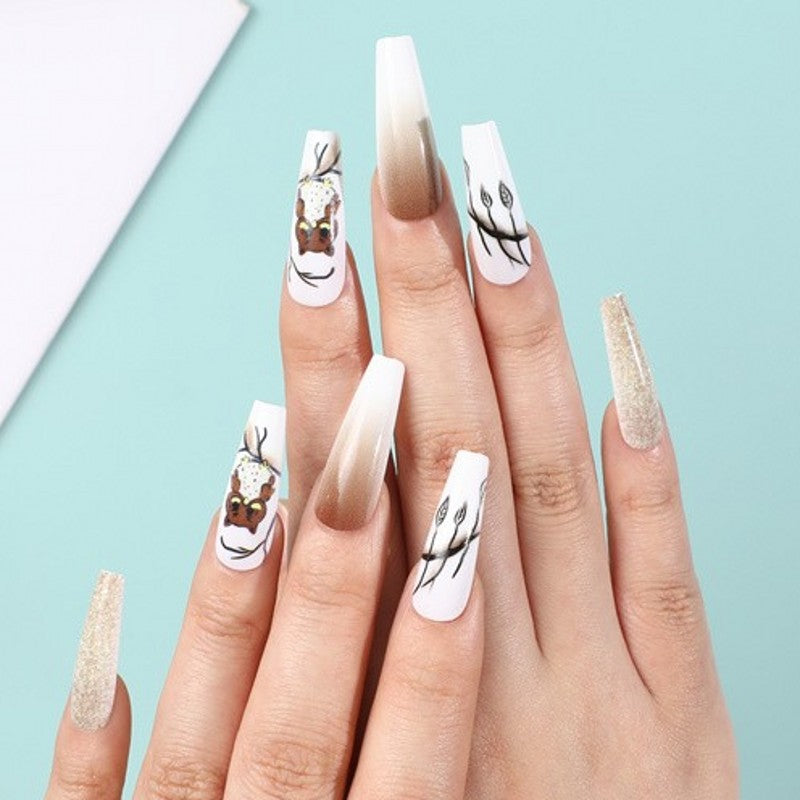 Creative animal design artificial nails Stornfield