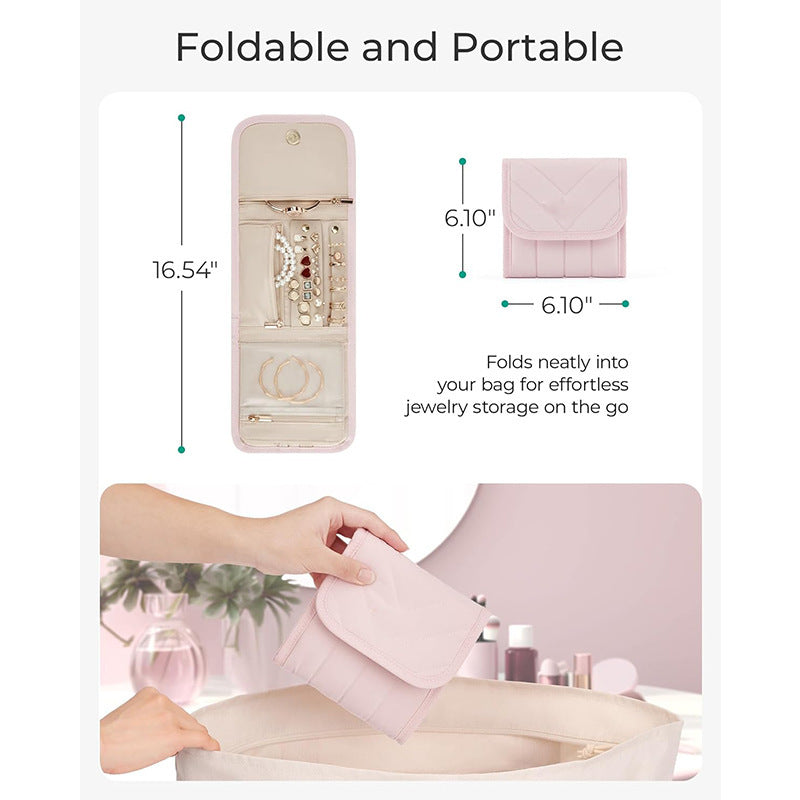 Jewelry organizer with versatile compartment layout Stornfield