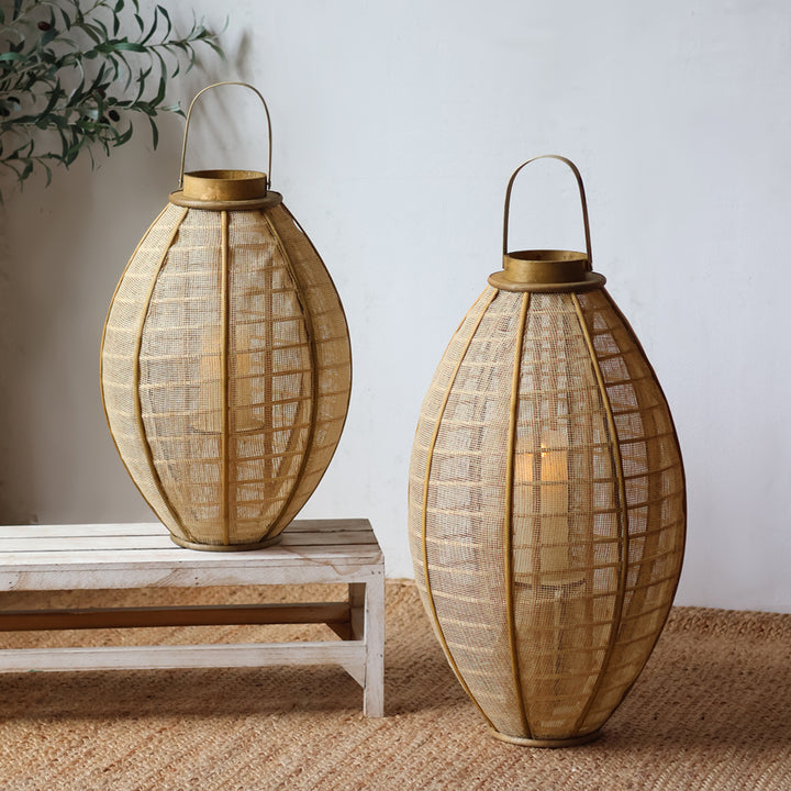 Handcrafted lantern made of natural materials Stornfield