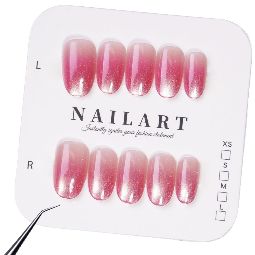 Elegant False Nails with Noble Ombre Effect Stornfield