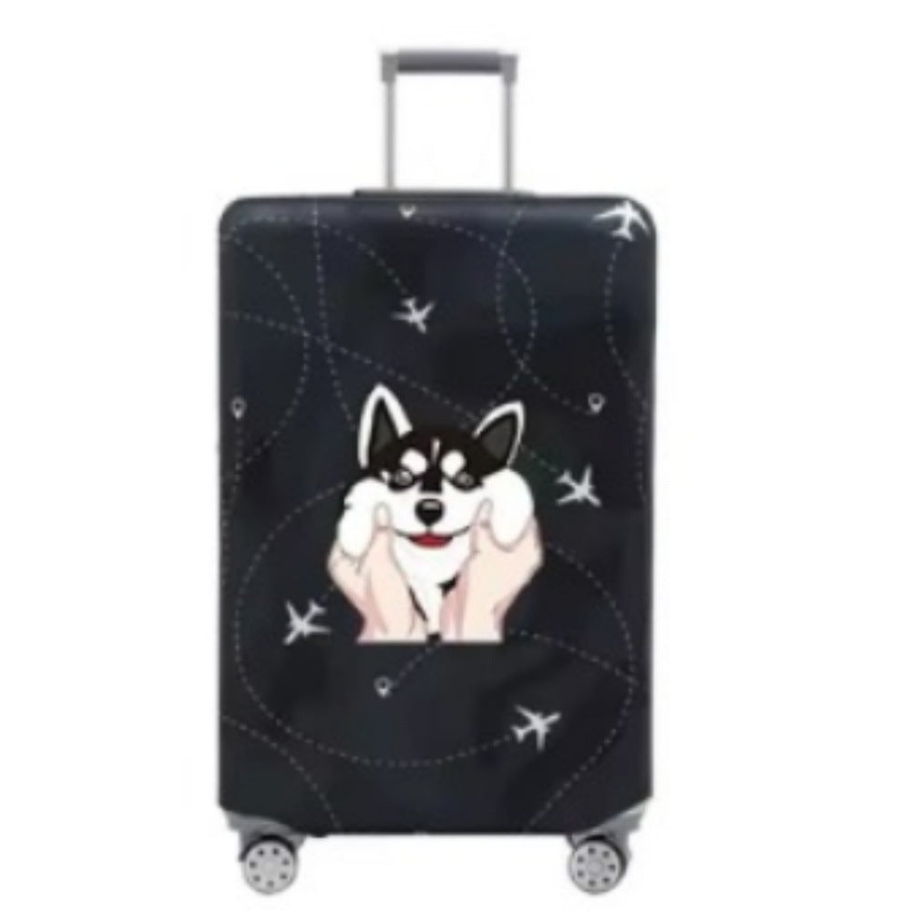 Women Hard-Shell Travel Suitcase with Funny Pet Design Stornfield