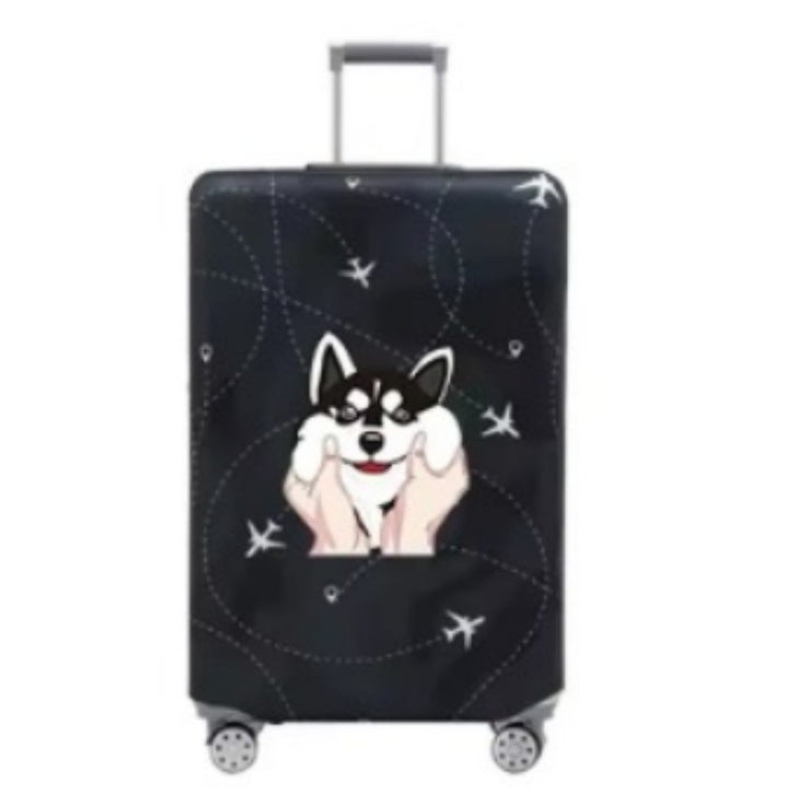 Women Hard-Shell Travel Suitcase with Funny Pet Design Stornfield