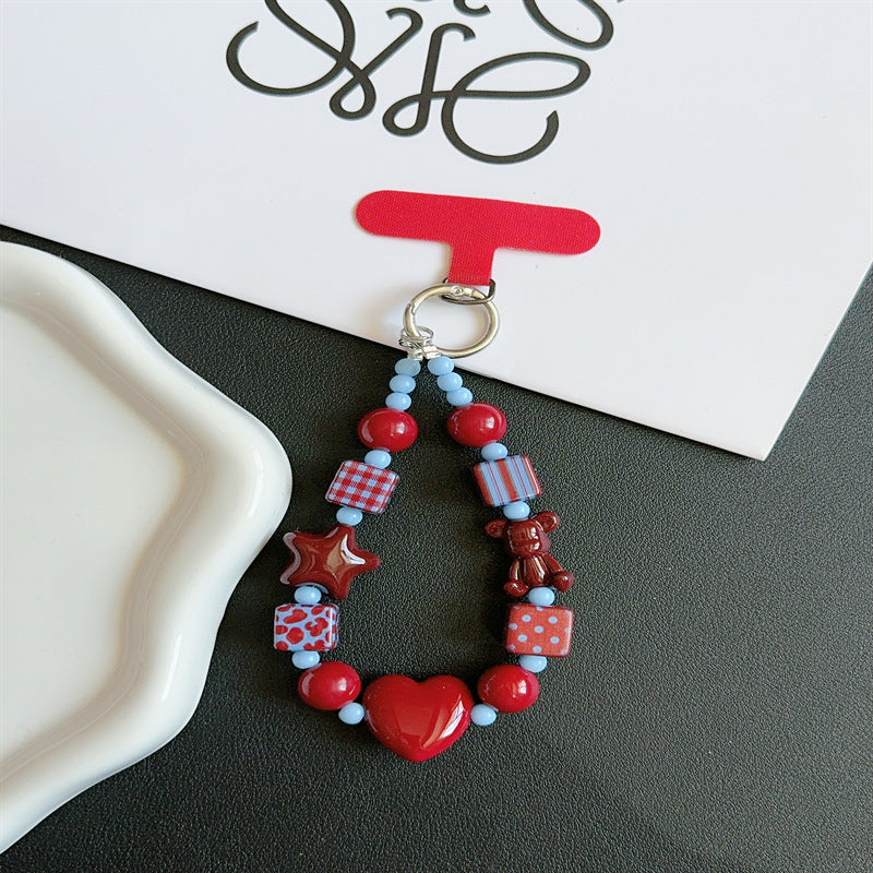 Colorful Beaded Keychain Holder Stornfield 1790134999