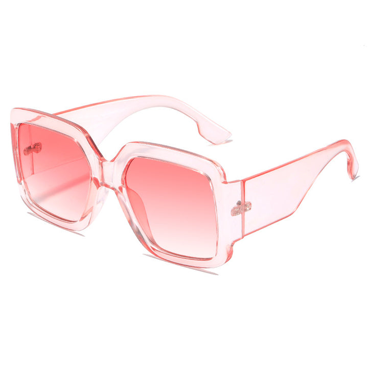 Women modern square sunglasses with mirror lenses Stornfield