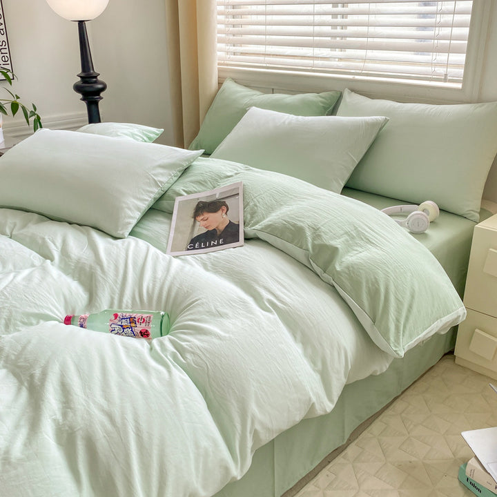Luxurious Smooth Cotton Duvet Cover Set