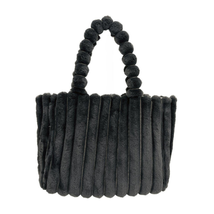 Plush Faux Fur Tote Bag