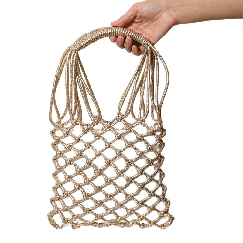 Elegant mesh tote bag with sturdy handles Stornfield