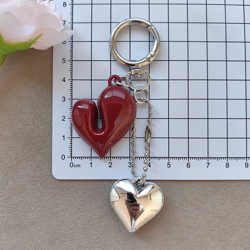 Keychain with bow and heart motif Stornfield