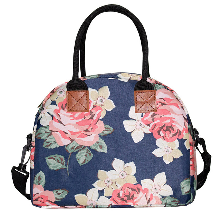 Ladies cooler bag with stylish floral pattern Stornfield