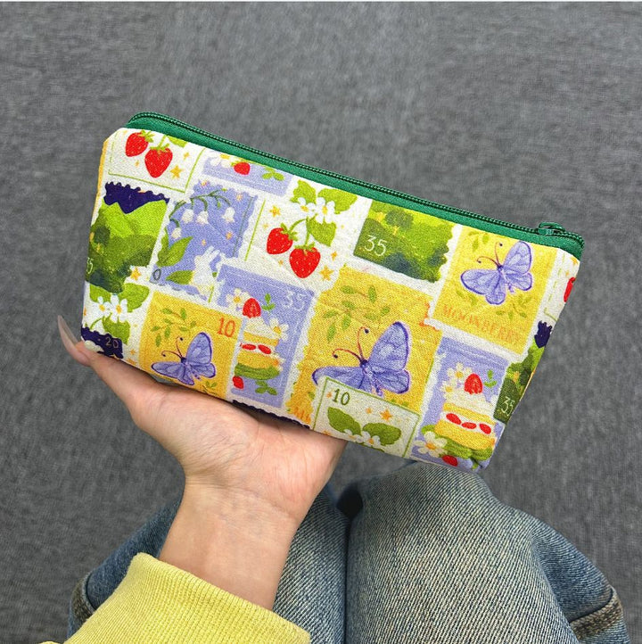 Floral Print Storage Pouch