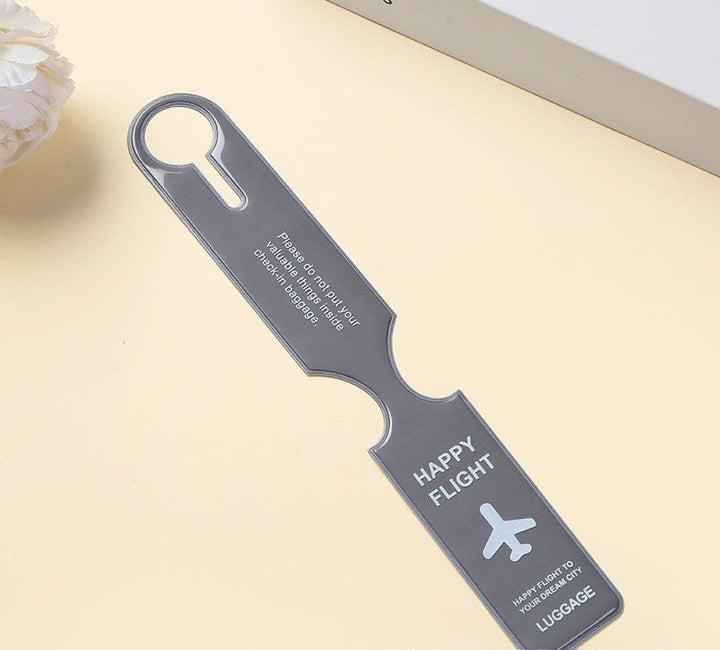 reflective PVC luggage handle wrap tag with secure snap closure Stornfield