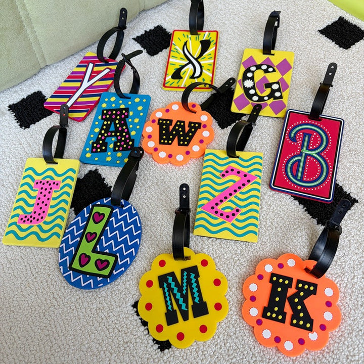 Personalized Striped Luggage Tag Stornfield
