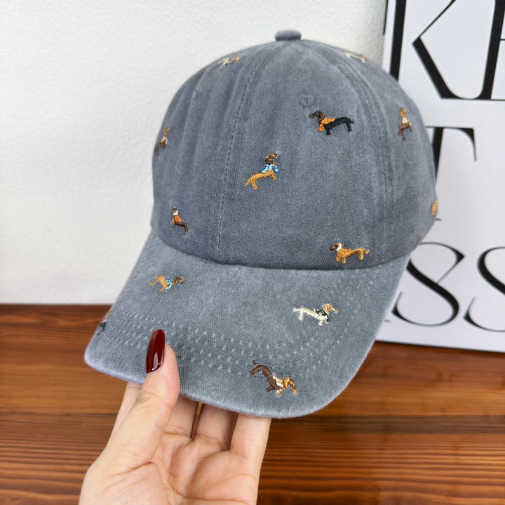 Unisex Embroidered Dog-Themed Baseball Cap Stornfield