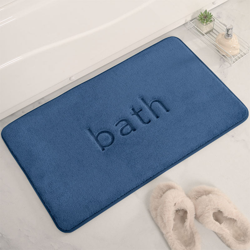 Luxurious Embossed Bath Mat