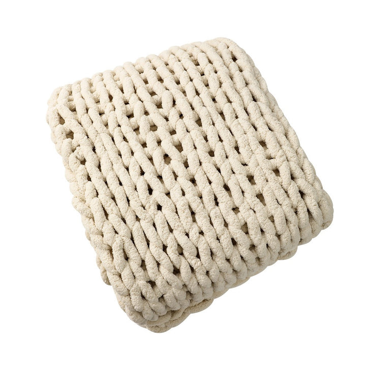 Cozy Chunky Knit Blanket