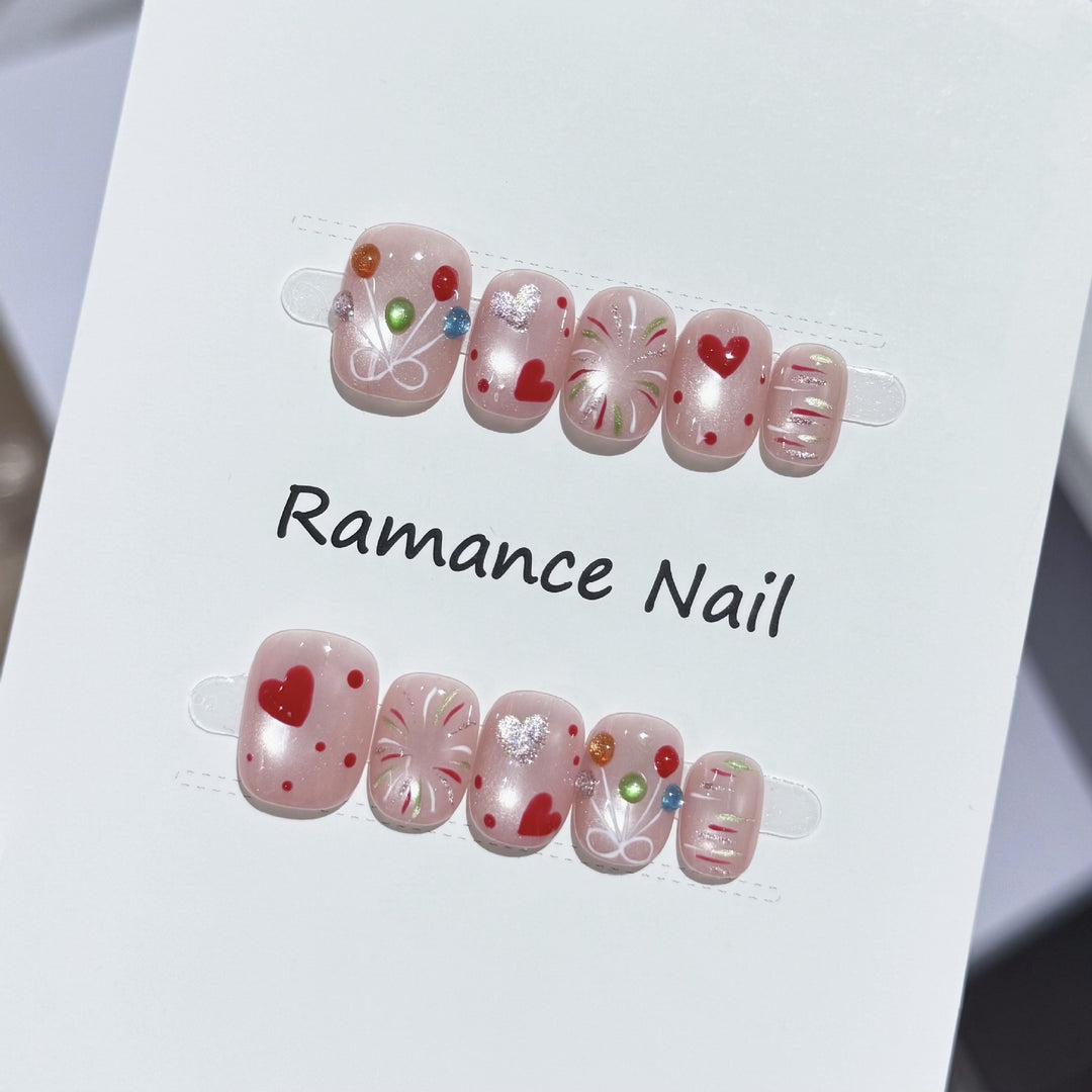 Decorative Press-On Nails Stornfield