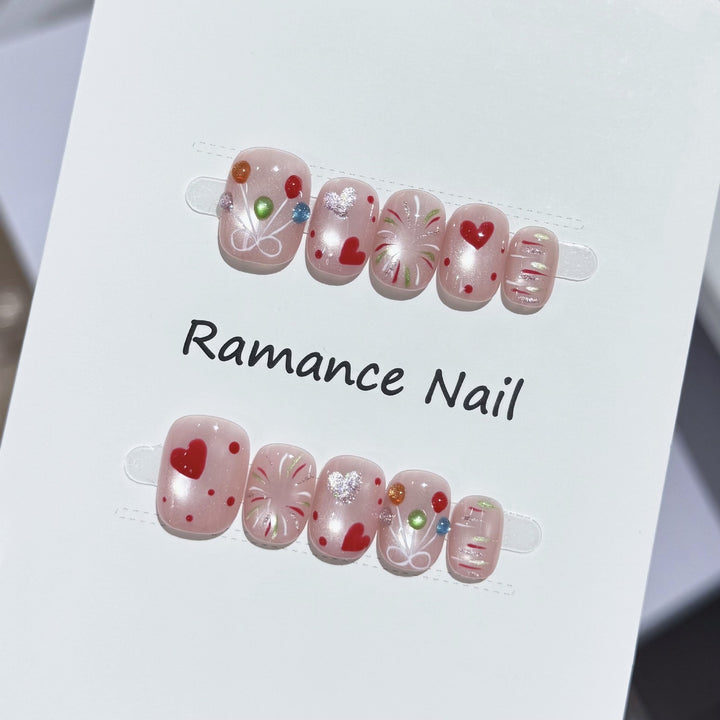 Decorative Press-On Nails Stornfield