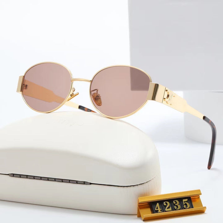 Women's exclusive oval-shaped designer sunglasses Stornfield