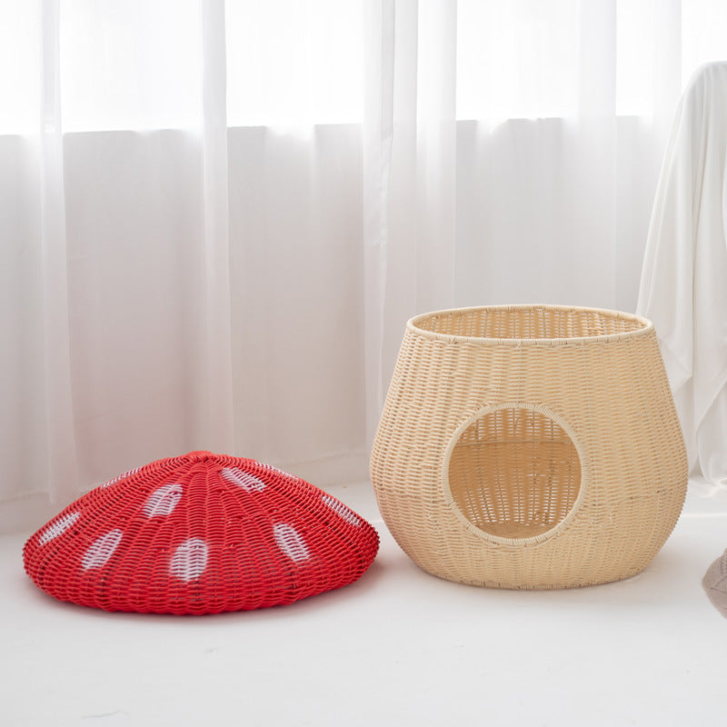 Cat bed with integrated sleeping area Stornfield