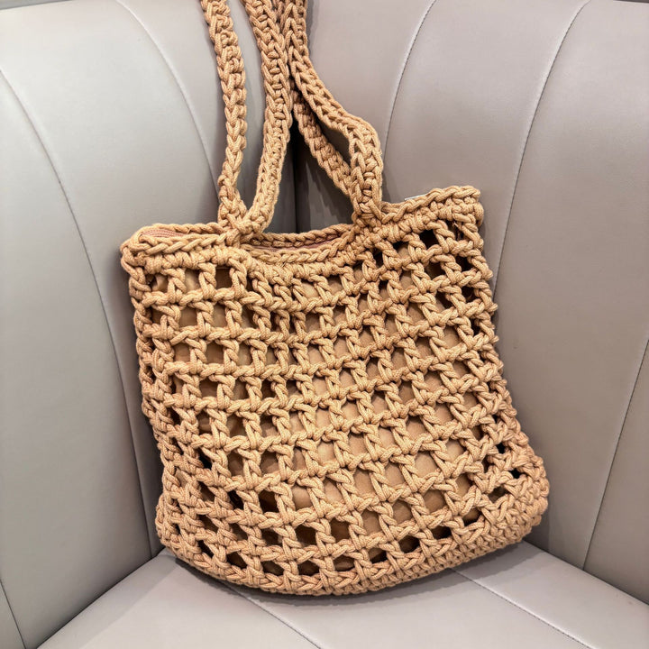 Hand-knotted net bag Stornfield