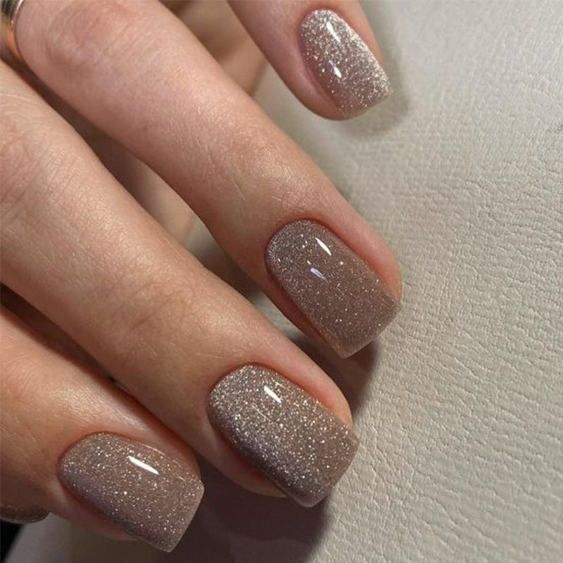 Glamorous Glittering Press-On Nails Stornfield