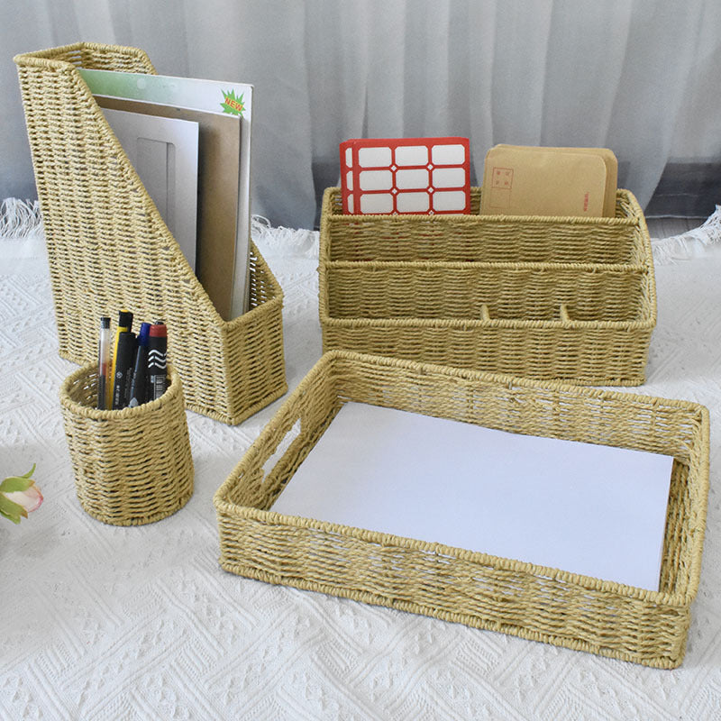 Elegant Woven Storage Tray Stornfield