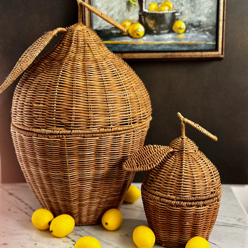 Playful fruit basket with lid Stornfield