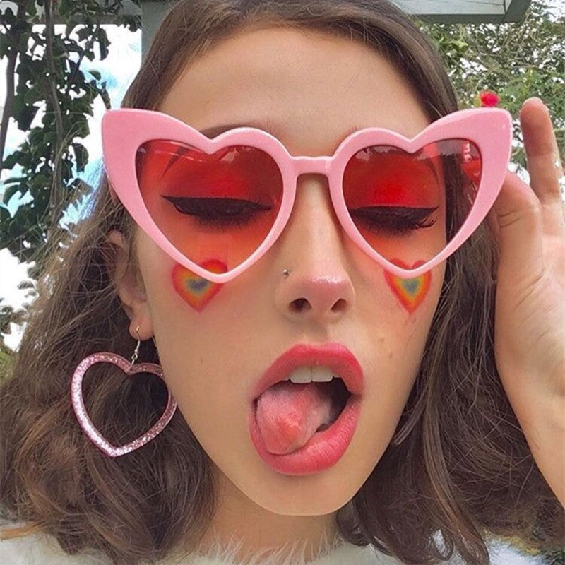 Women's Heart-Shaped Sunglasses with Polarized Lenses and High-Quality Plastic Frame Stornfield