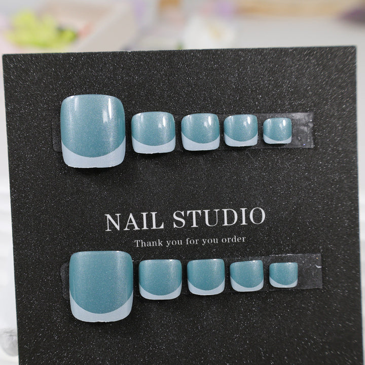 Artificial nail set for elegant toenails Stornfield