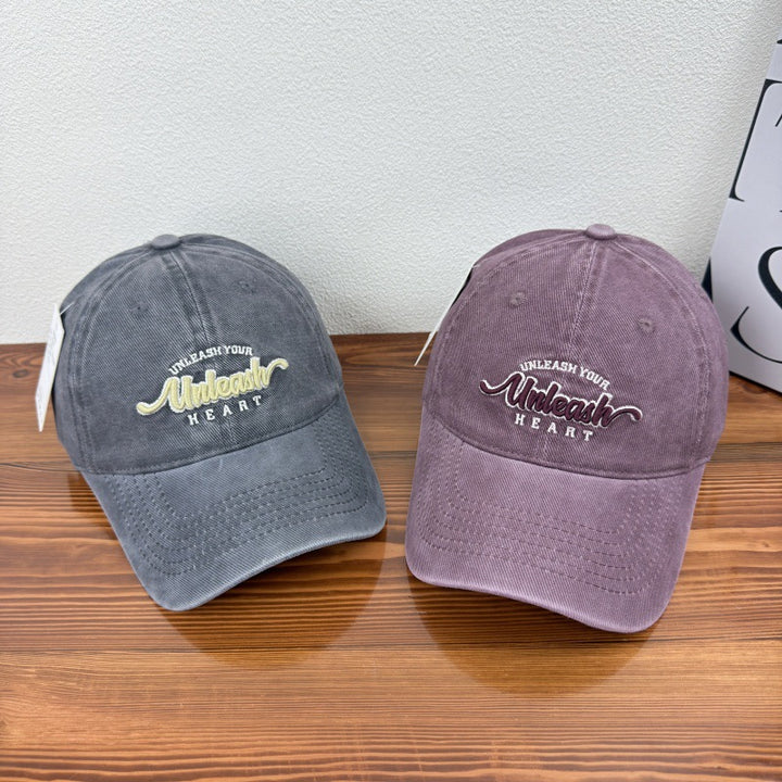 Women's Embroidered Heart Graphic Baseball Cap Stornfield