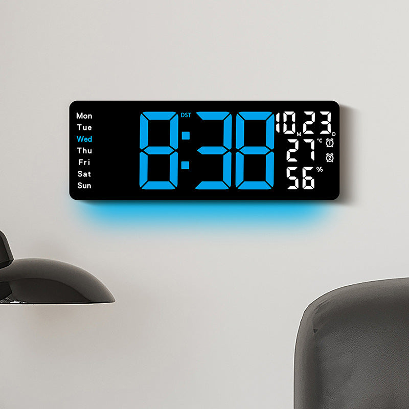 Digital Multi-Function Alarm Clock with Color LED Display Stornfield