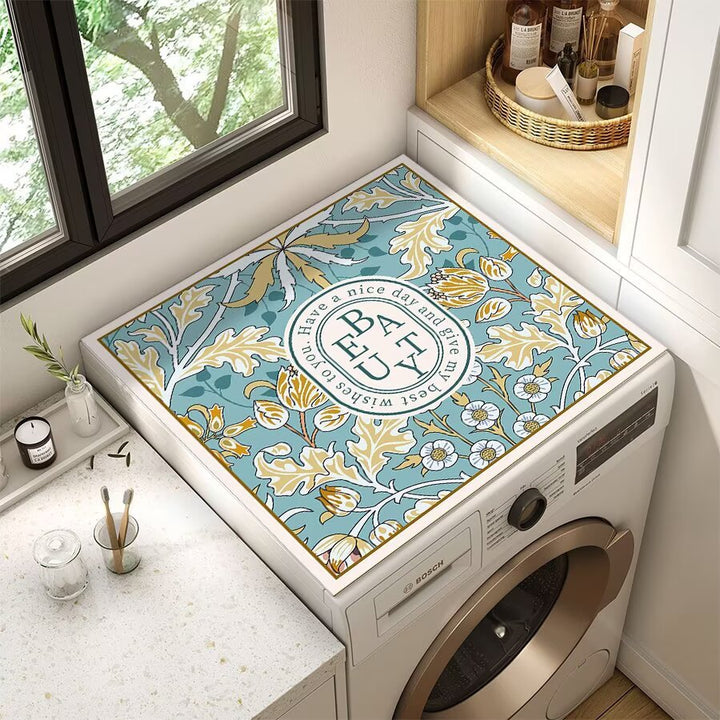 Decorative Floral Laundry Counter Mat Stornfield