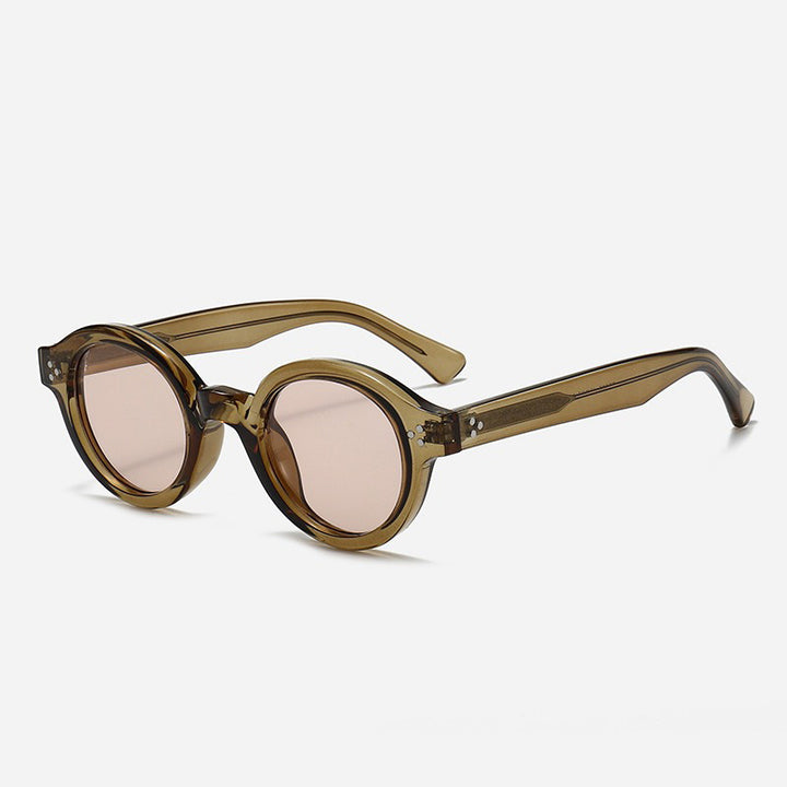 Women's Fashion Round Sunglasses with Stylish Accents Stornfield