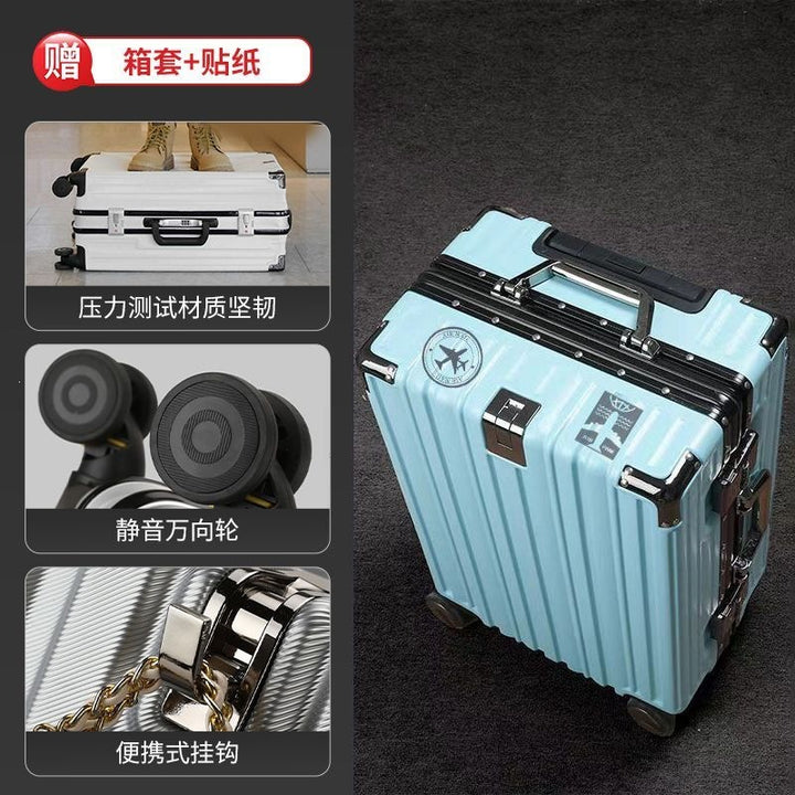Hard-shell travel suitcase with spacious interior and high-quality rolling system Stornfield