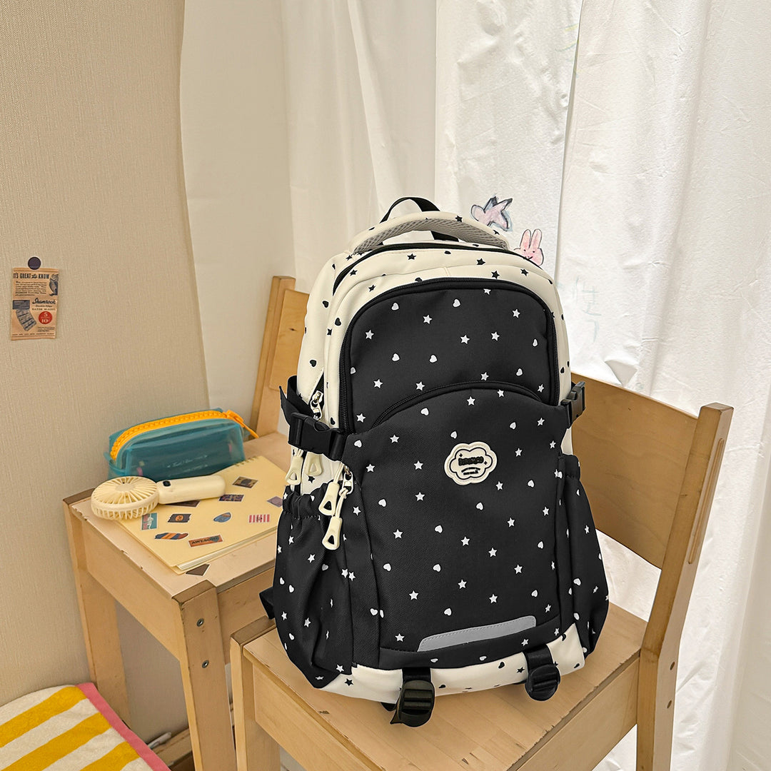 Star-Embellished Ergonomic Backpack Stornfield