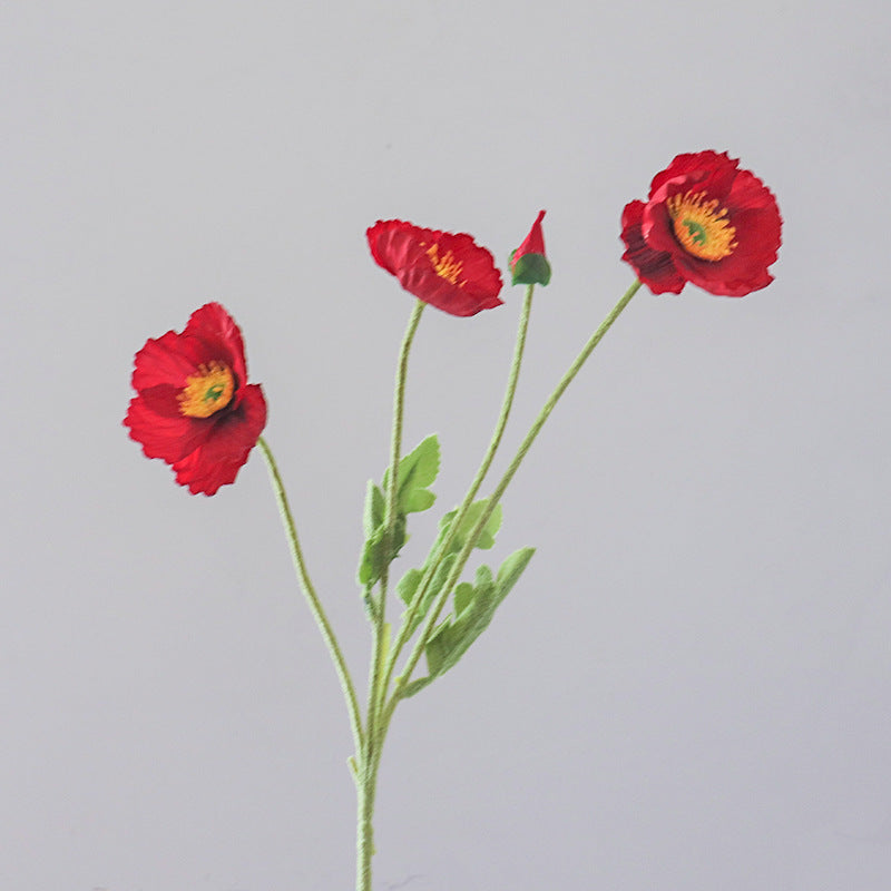 Lifelike Potted Ranunculus Flower Stem