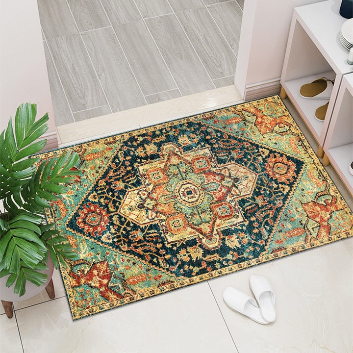 Geometric Pattern Decorative Floor Mat Stornfield