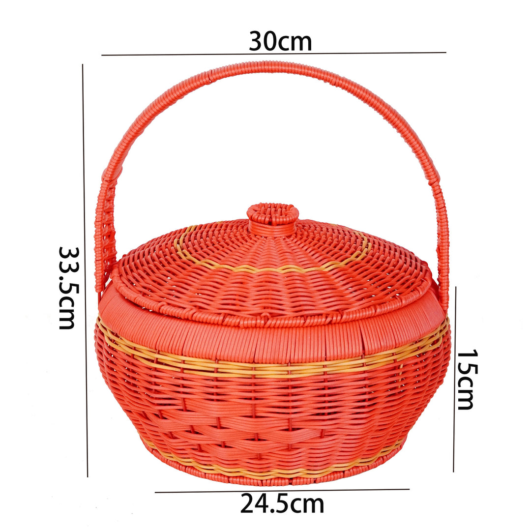 Multi-Tiered Woven Storage Basket Stornfield