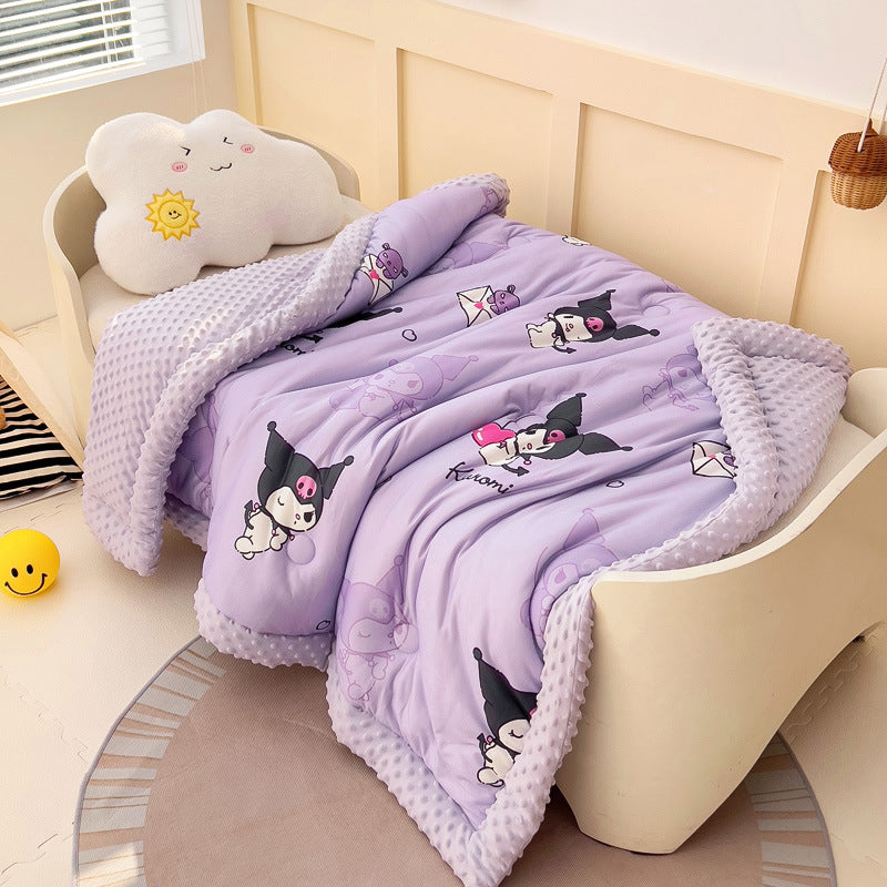 Girls cuddly blanket with versatile animal motif Stornfield