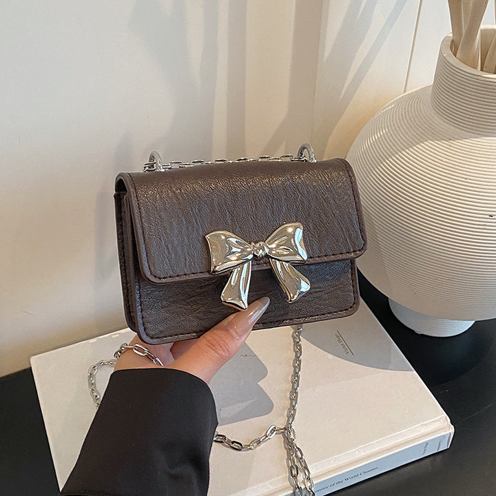 WoCharming Bow-Embellished Mini Handbag Stornfield