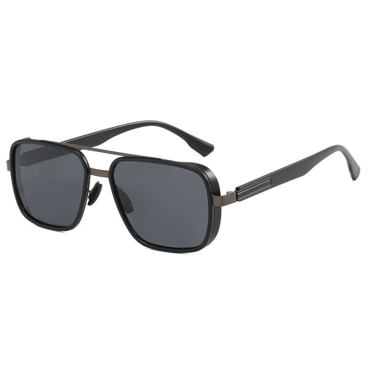 Ladies elegant square sunglasses with high-quality metal frame Stornfield