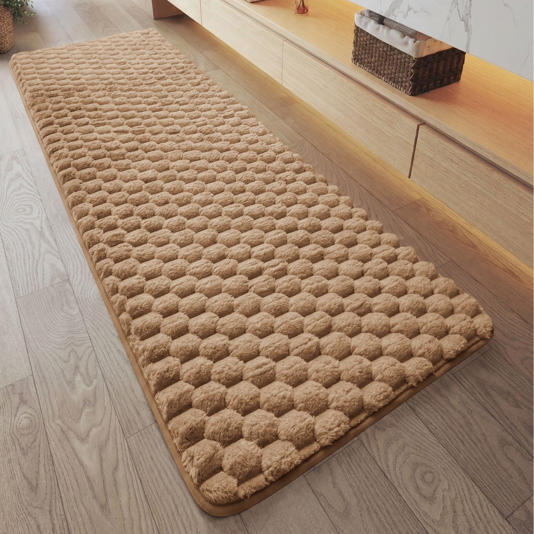 Honeycomb Pattern Bath Mat