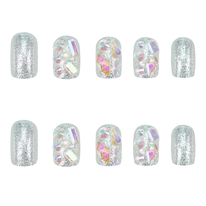 Glittery Gel Press-On Nail Set Stornfield