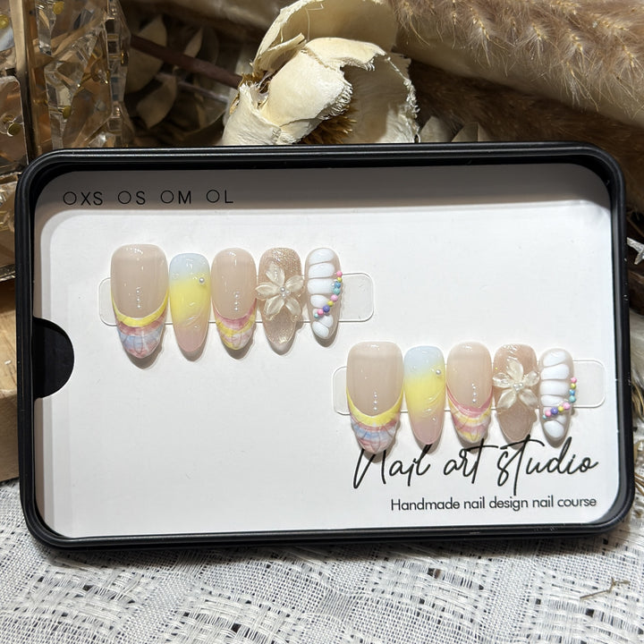 Artisan Handmade Press-On Nails Stornfield