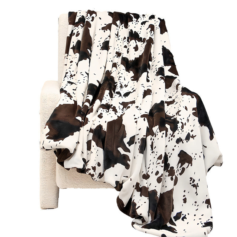 Soft Fabric Zebra Print Fleece Blanket