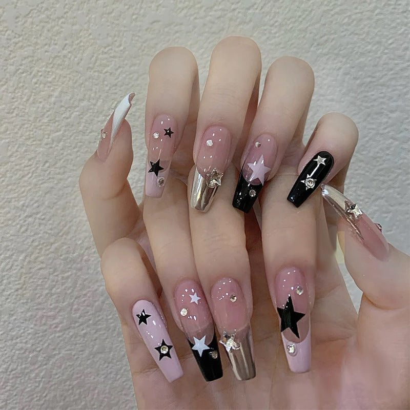 Creative Artistic Press-On Nail Design Stornfield