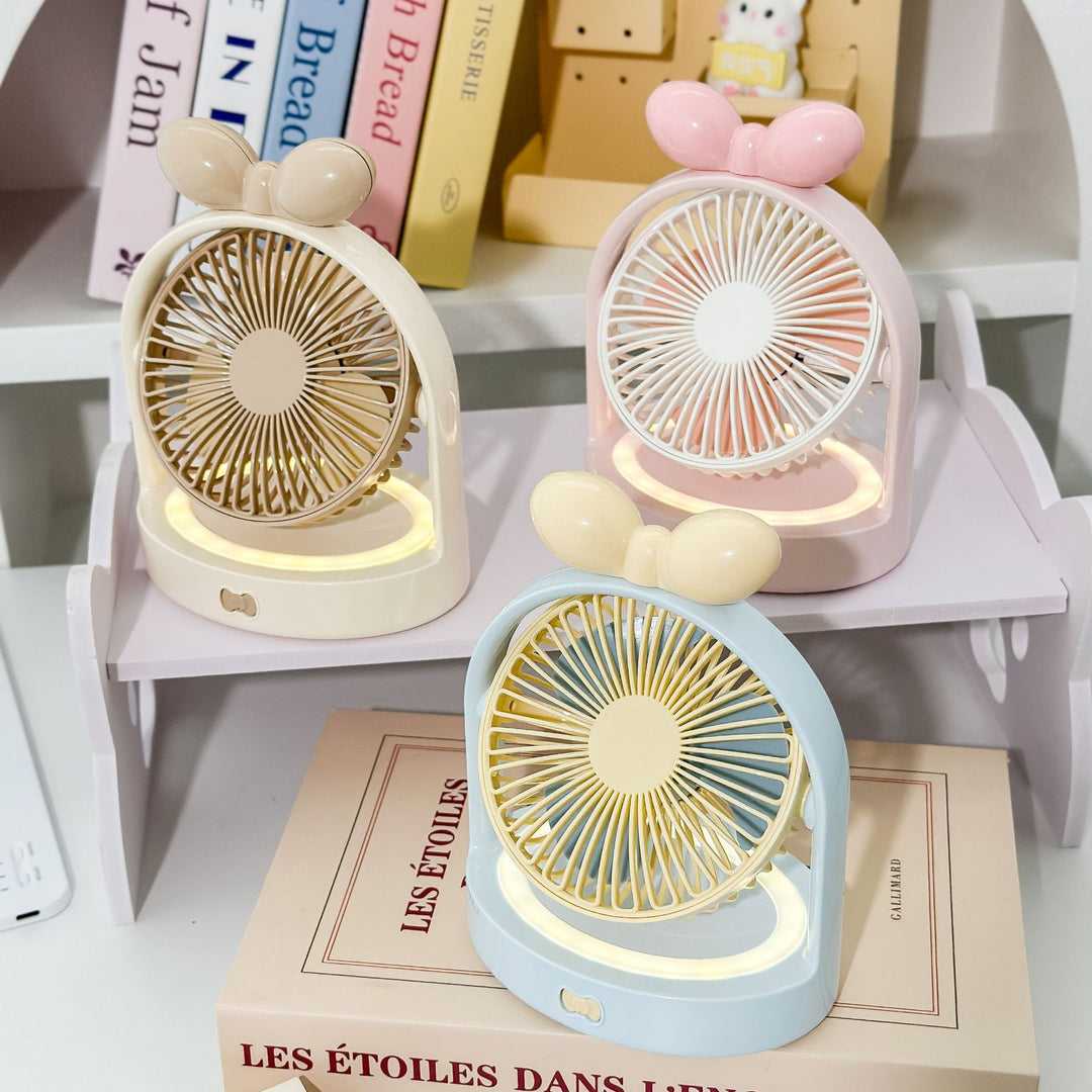 Unisex Portable Mini Fan in Elegant Flower Design Stornfield