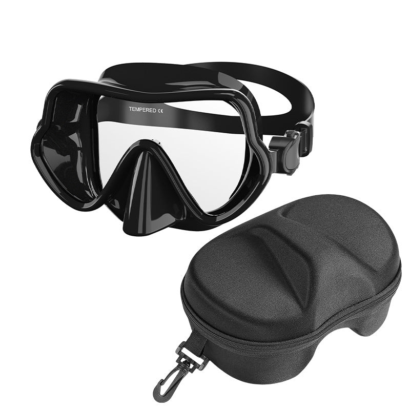 Diving mask with wide field of vision and comfortable wearing comfort Stornfield