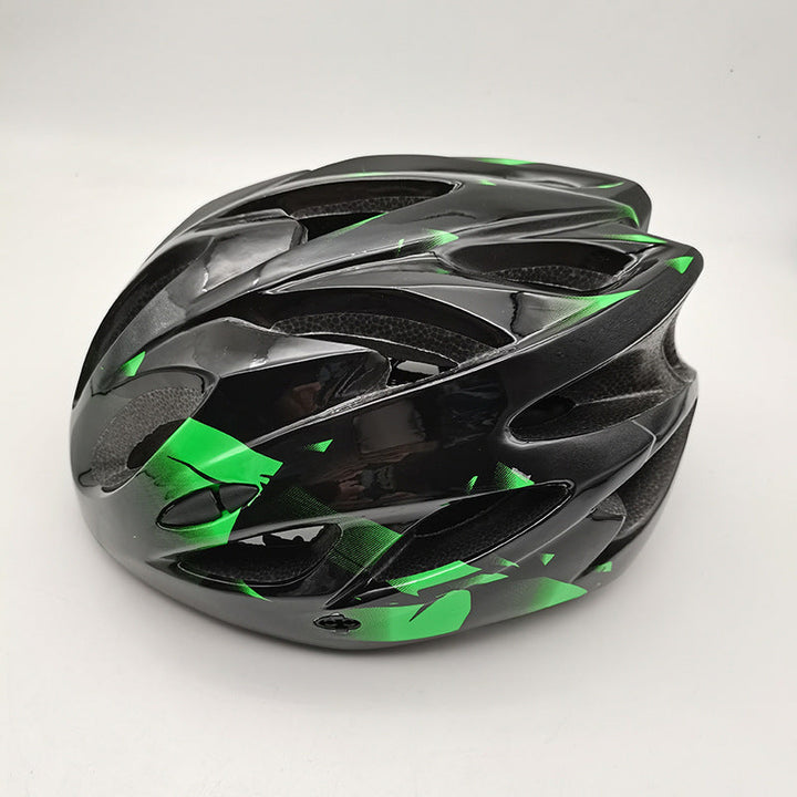adjustable ventilated road and mountain cycling helmet with visor and rear dial fit Stornfield