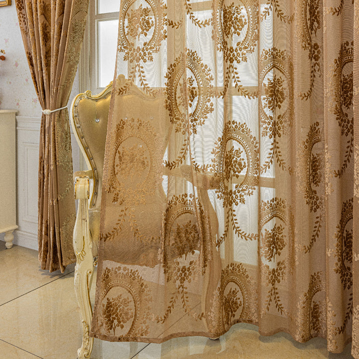 Elegant Sheer Lace Curtains Stornfield